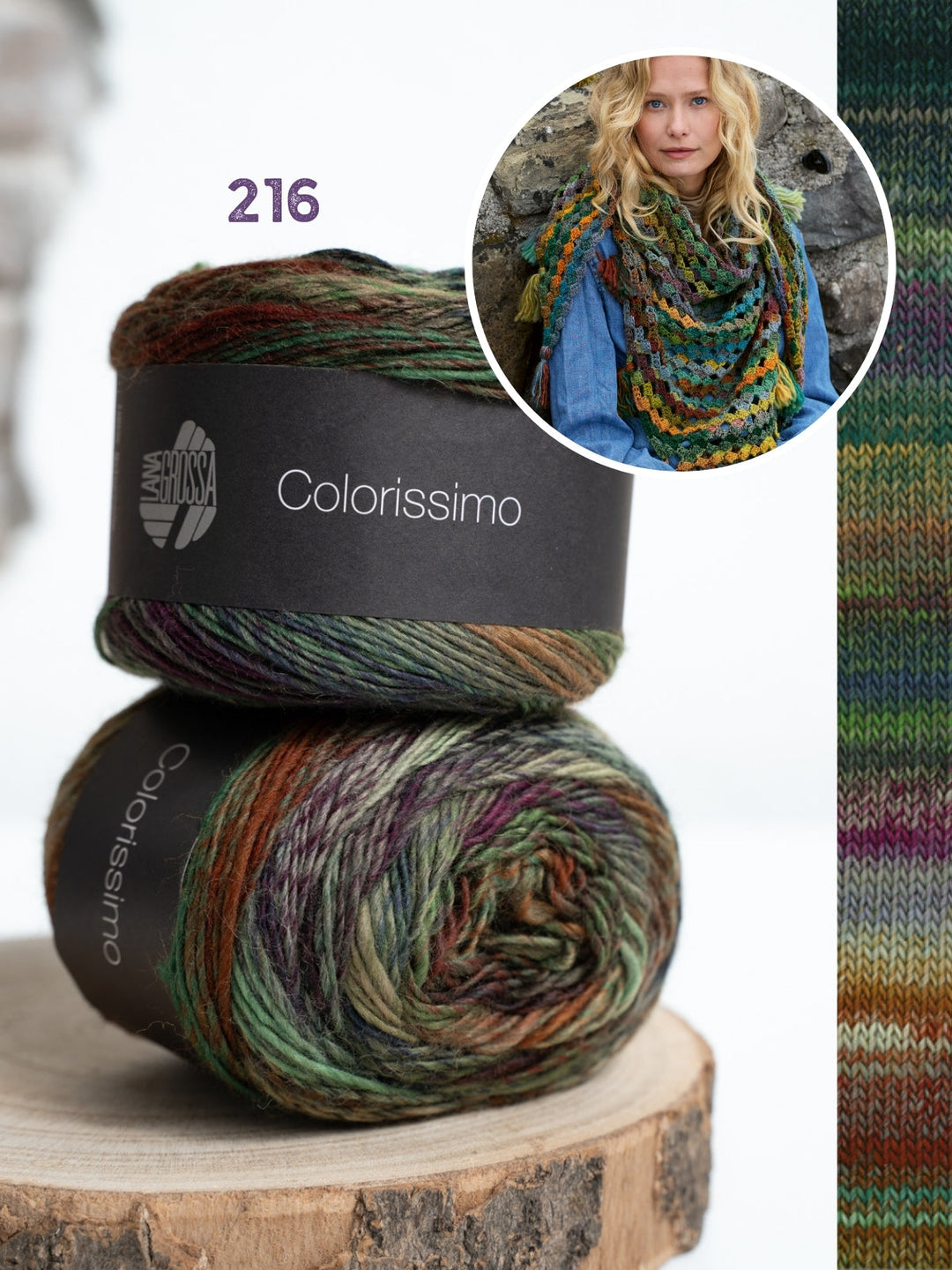 Häkelpaket Colorissimo Dreieckstuch