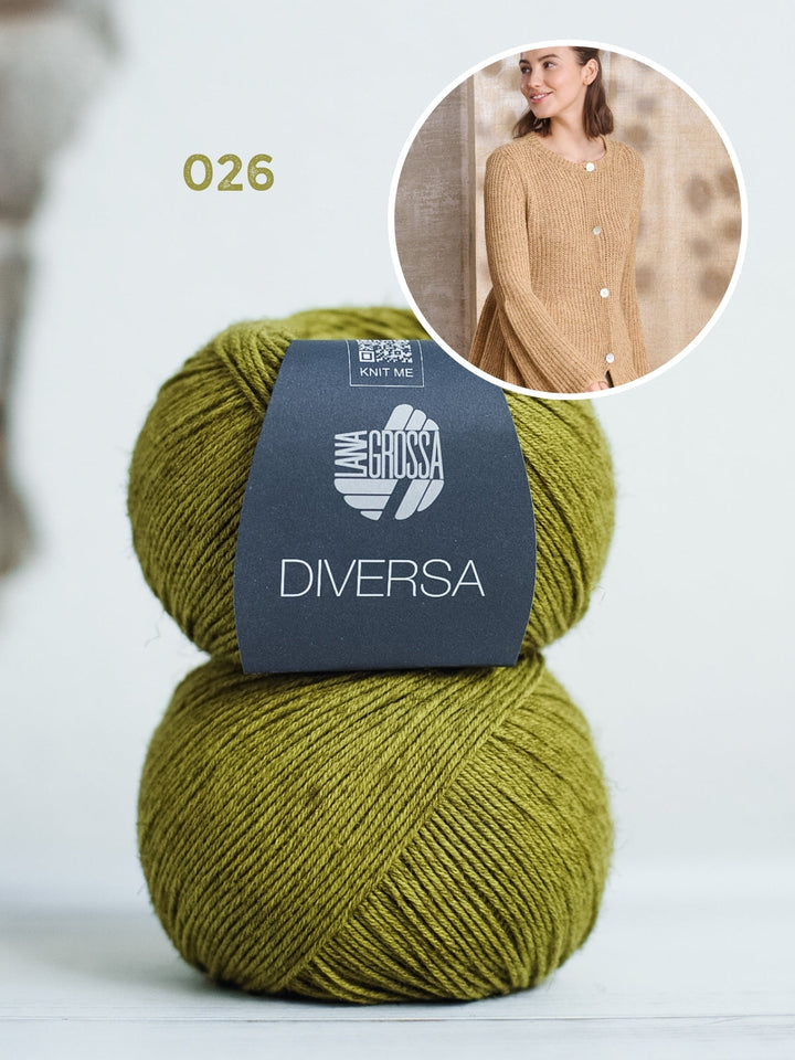 Strickpaket Diversa Peplum Jacke