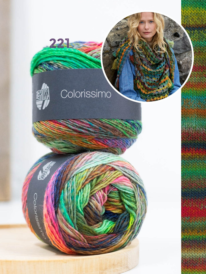 Häkelpaket Colorissimo Dreieckstuch
