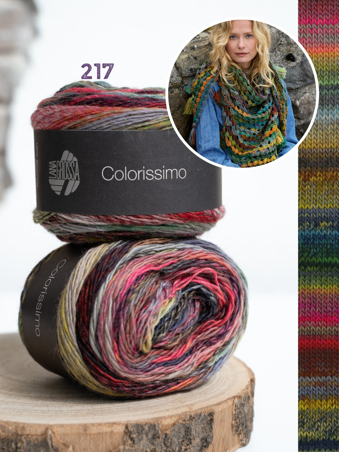 Häkelpaket Colorissimo Dreieckstuch