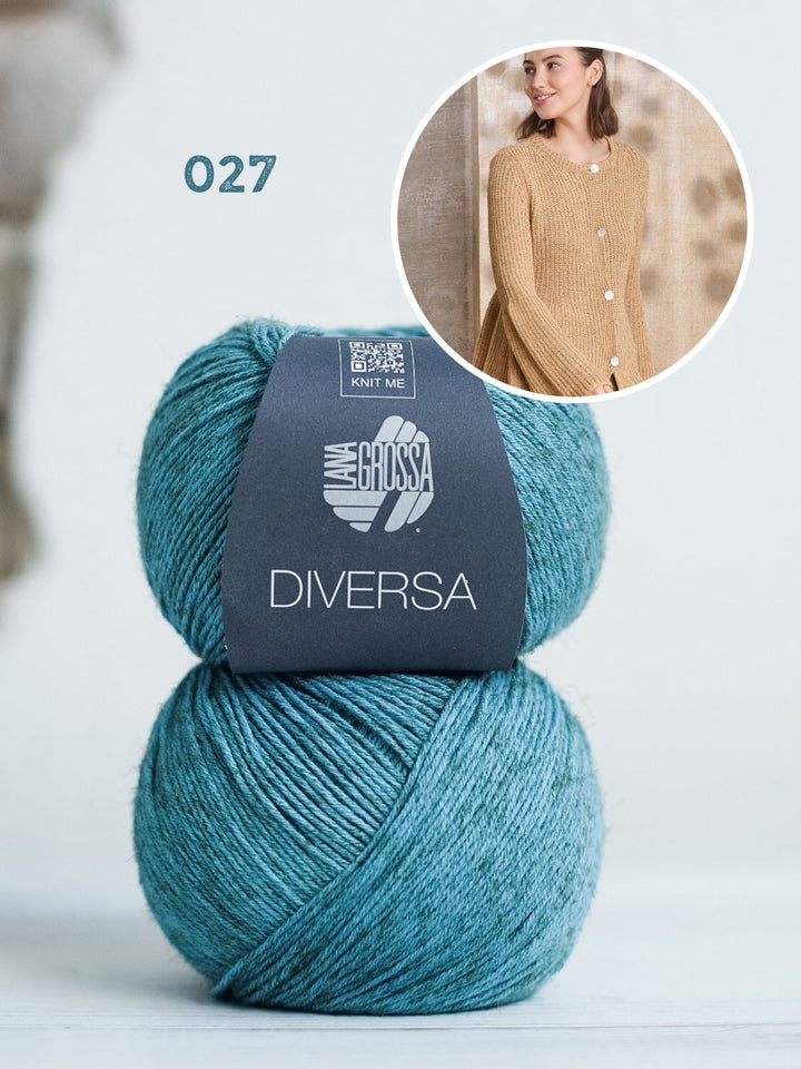 Strickpaket Diversa Peplum Jacke