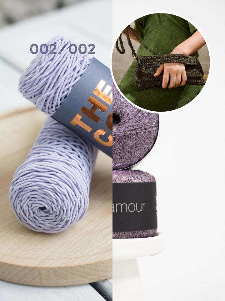 Häkelpaket The Core Glamour Clutch