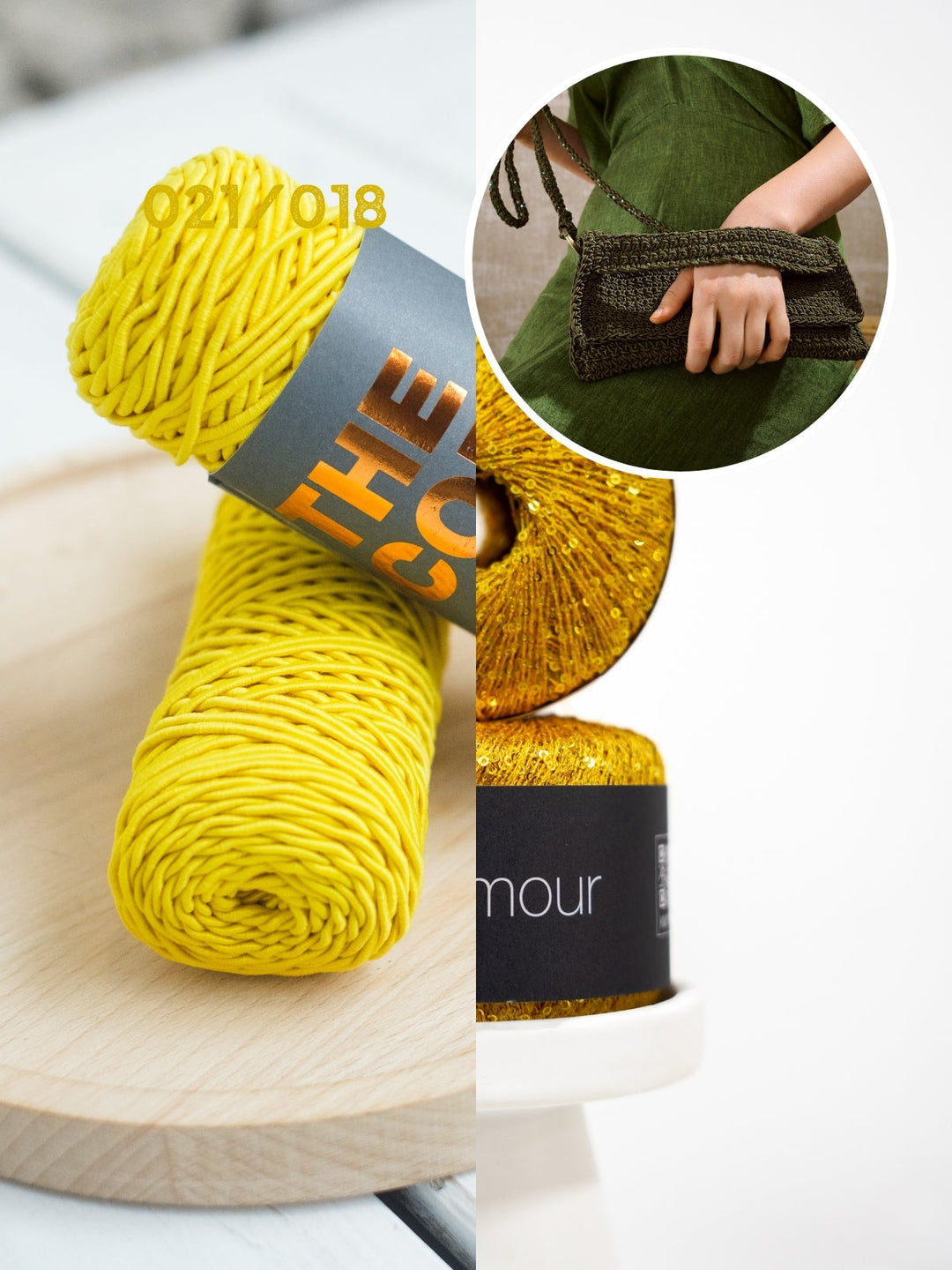 Häkelpaket The Core Glamour Clutch