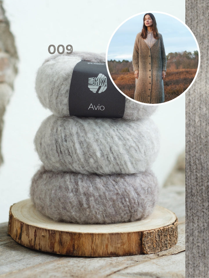 Strickpaket Avio Raglan Mantel