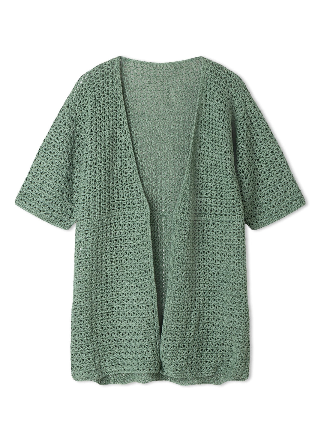 Häkelpaket Summer Cashmere Jacke mit kurzen Ärmeln