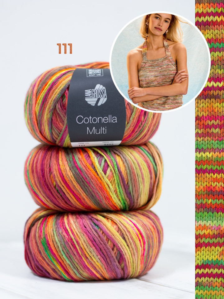 Strickpaket Cotonella Multi Haltertop