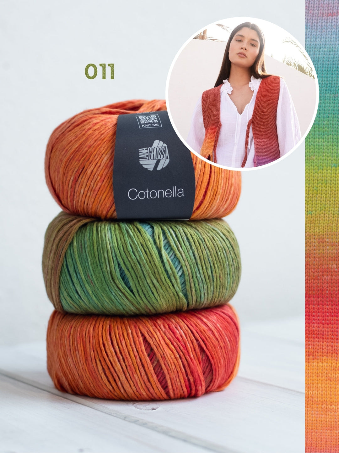 Strickpaket Cotonella Weste