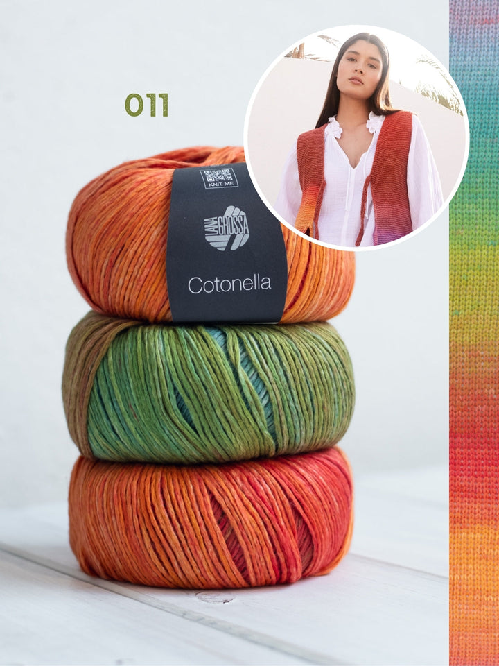 Strickpaket Cotonella Weste