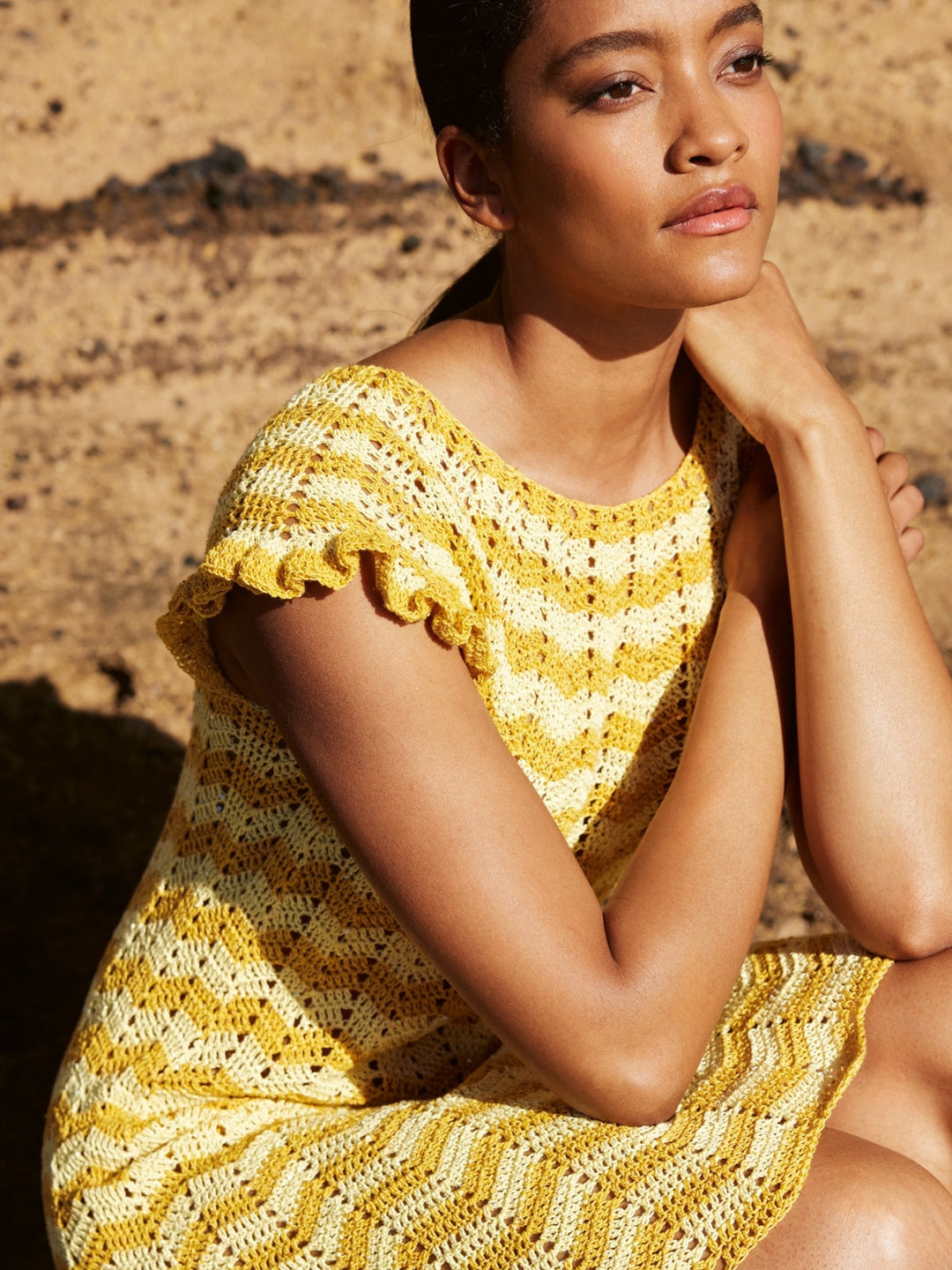 Häkelpaket Filo Paillettes Kleid