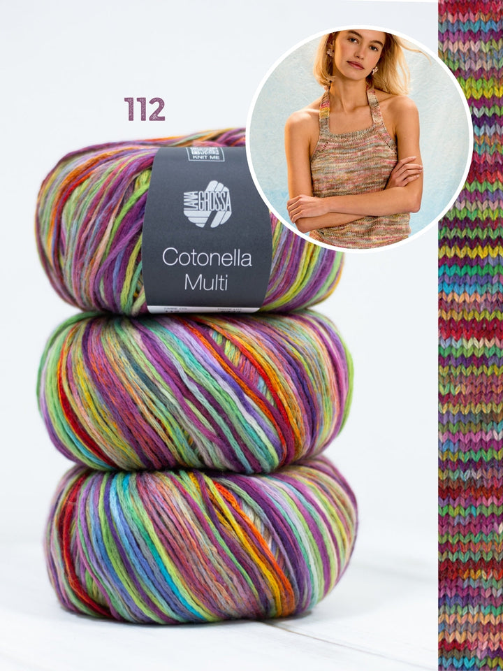 Strickpaket Cotonella Multi Haltertop