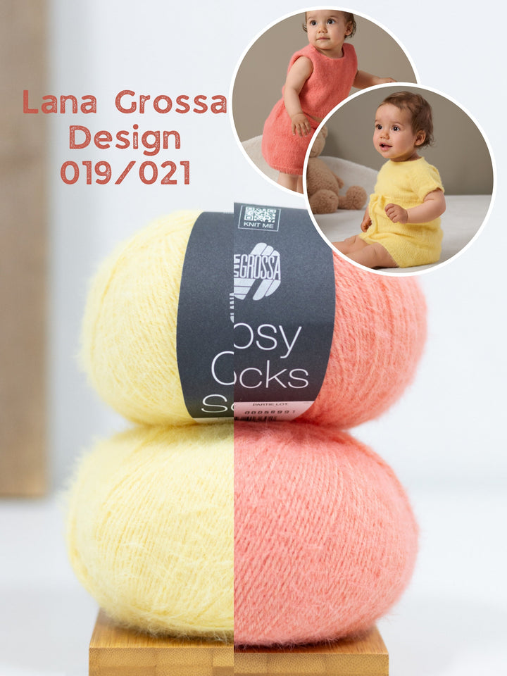 Strickpaket Cosy Socks Top+Rock und Kleid