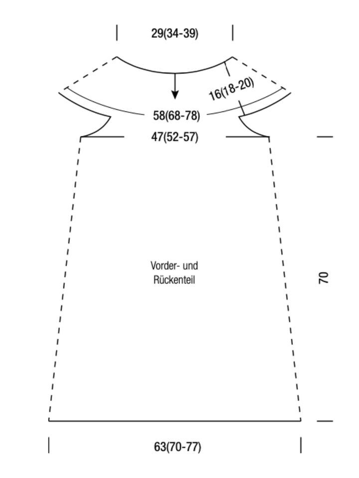 Häkelpaket Filo Paillettes Kleid