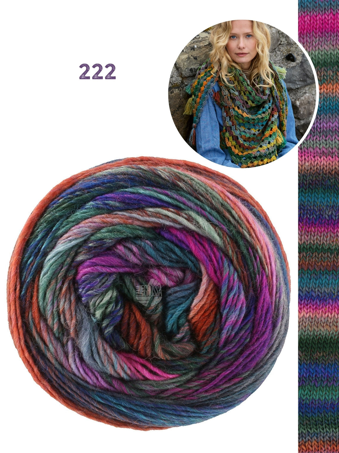 Häkelpaket Colorissimo Dreieckstuch