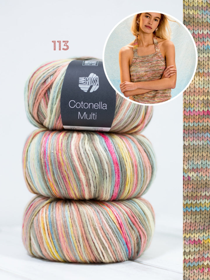 Strickpaket Cotonella Multi Haltertop