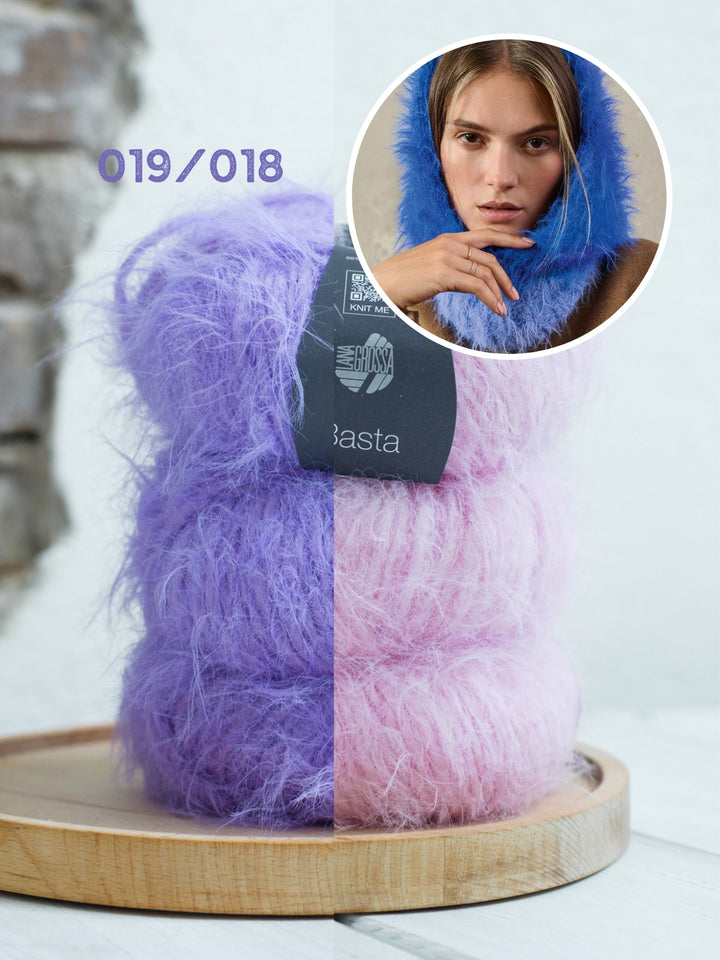 Strickpaket Basta Kapuzenloop