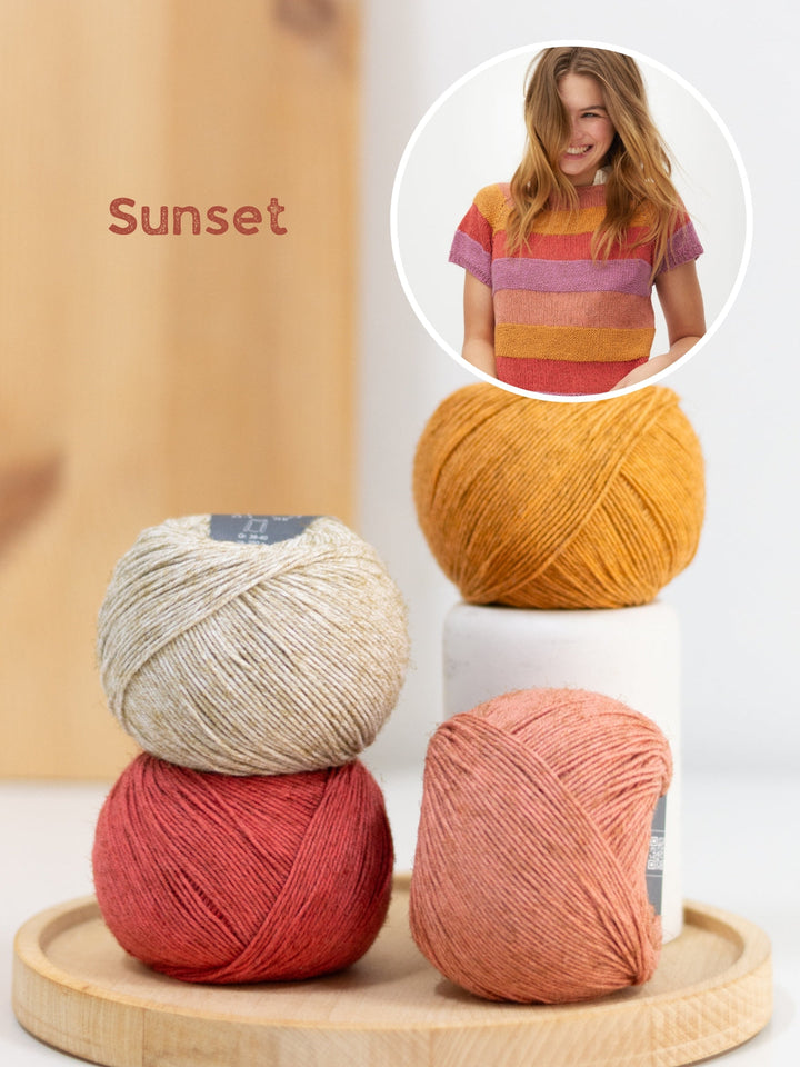 Strickpaket Diversa Streifenshirt