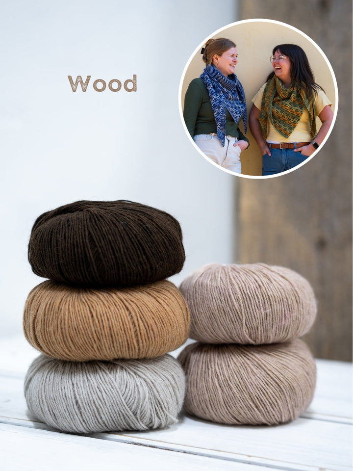 Strickpaket Mosaik Tuch