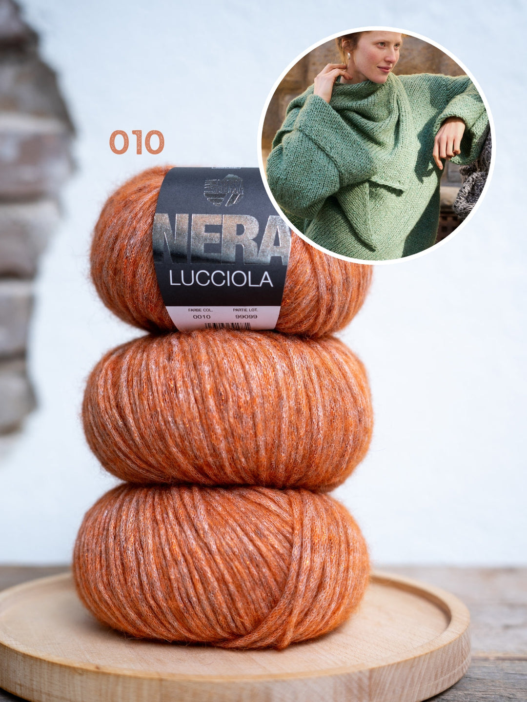 Strickpaket Lucciola diagonal gestrickter Pullover