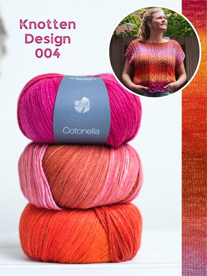 Strickpaket Sunset Ajour Top