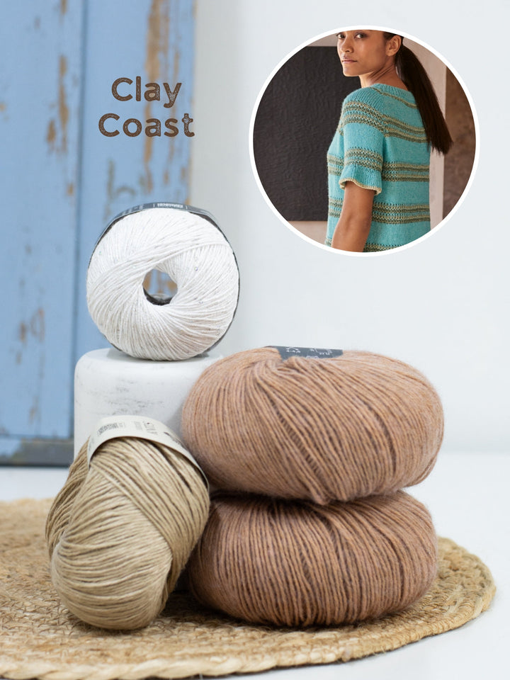Strickpaket Tencellino Filo Paillettes Ecopuno Shirt Top Down