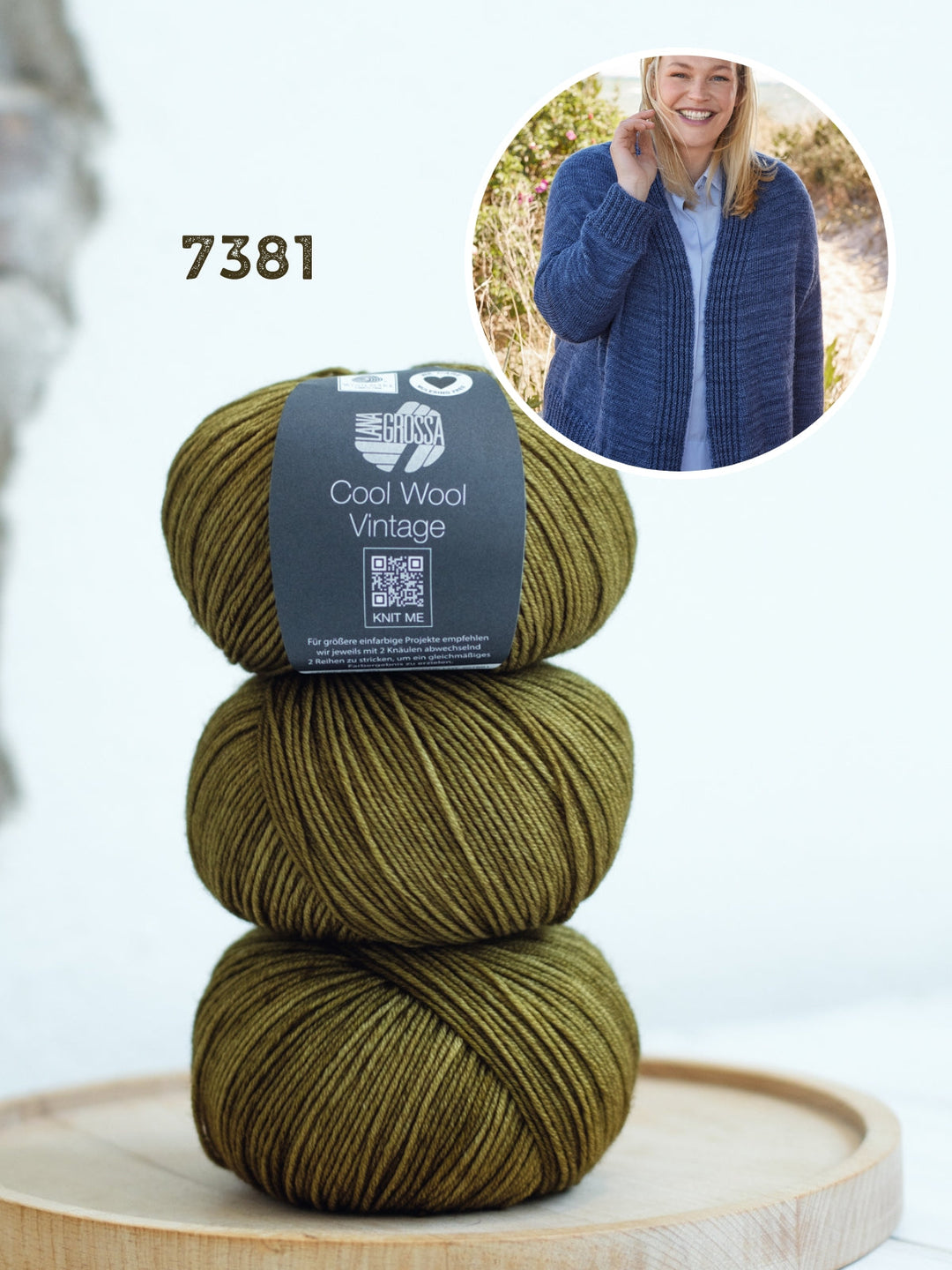 Strickpaket Cool Wool Vintage Jacke