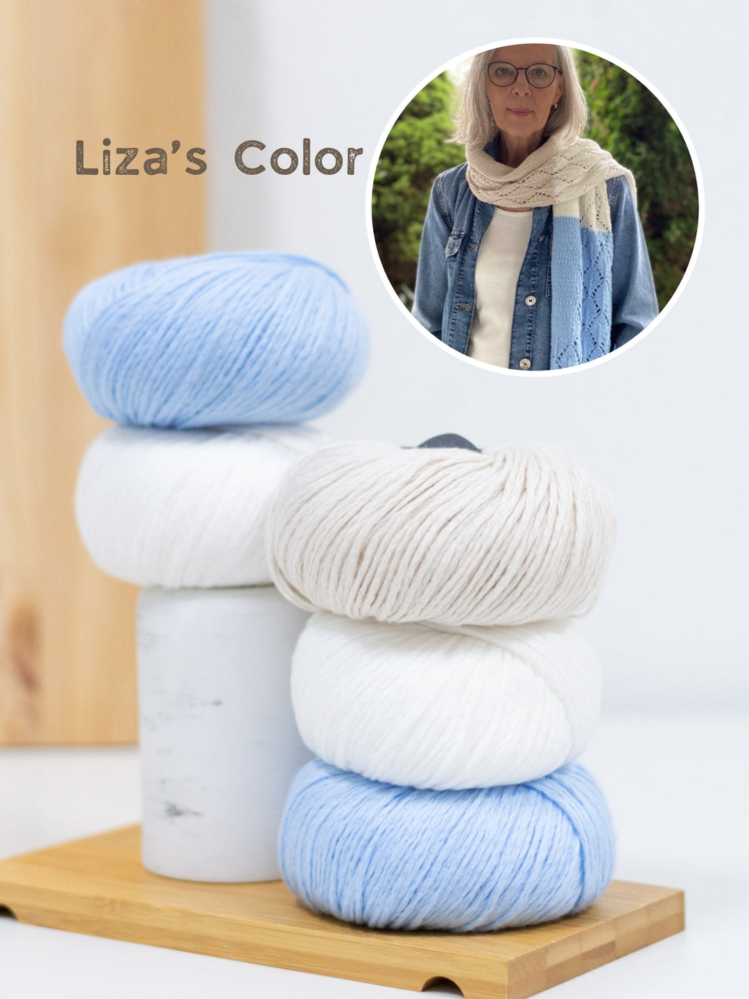 Strickpaket Lizas Tuch June Memories