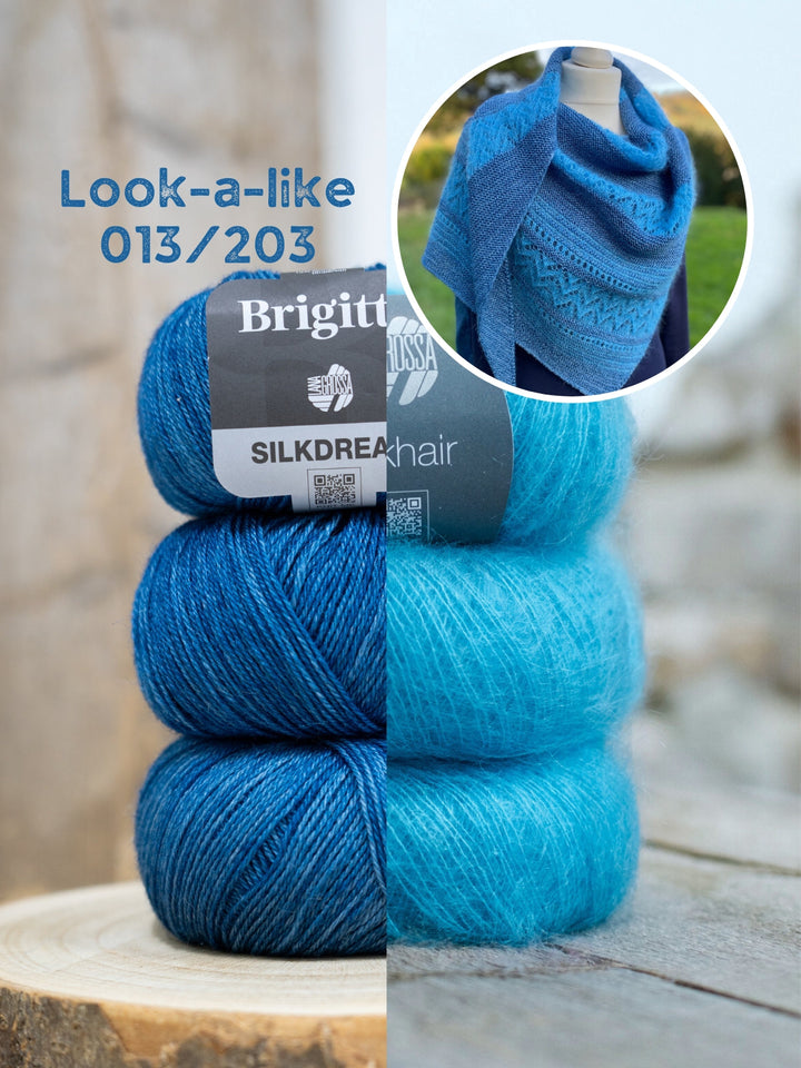 Strickpaket Lizas Tuch Tintenzauber