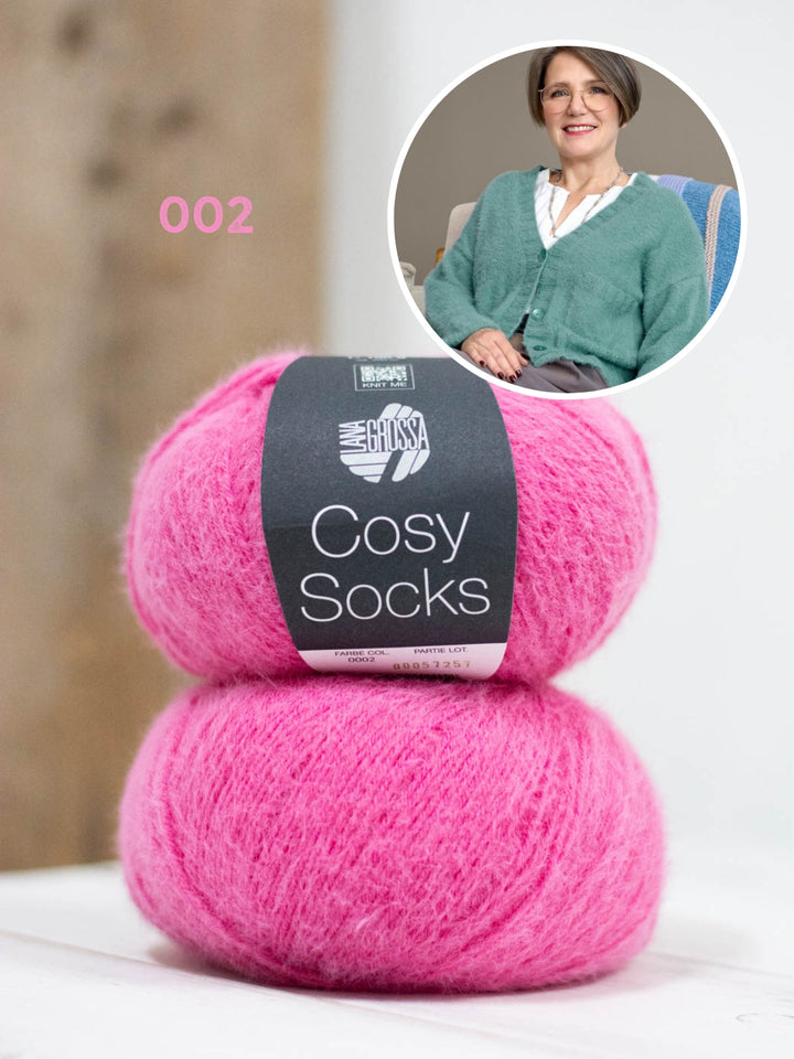 Strickpaket Cosy Socks Jacke mit Taschen