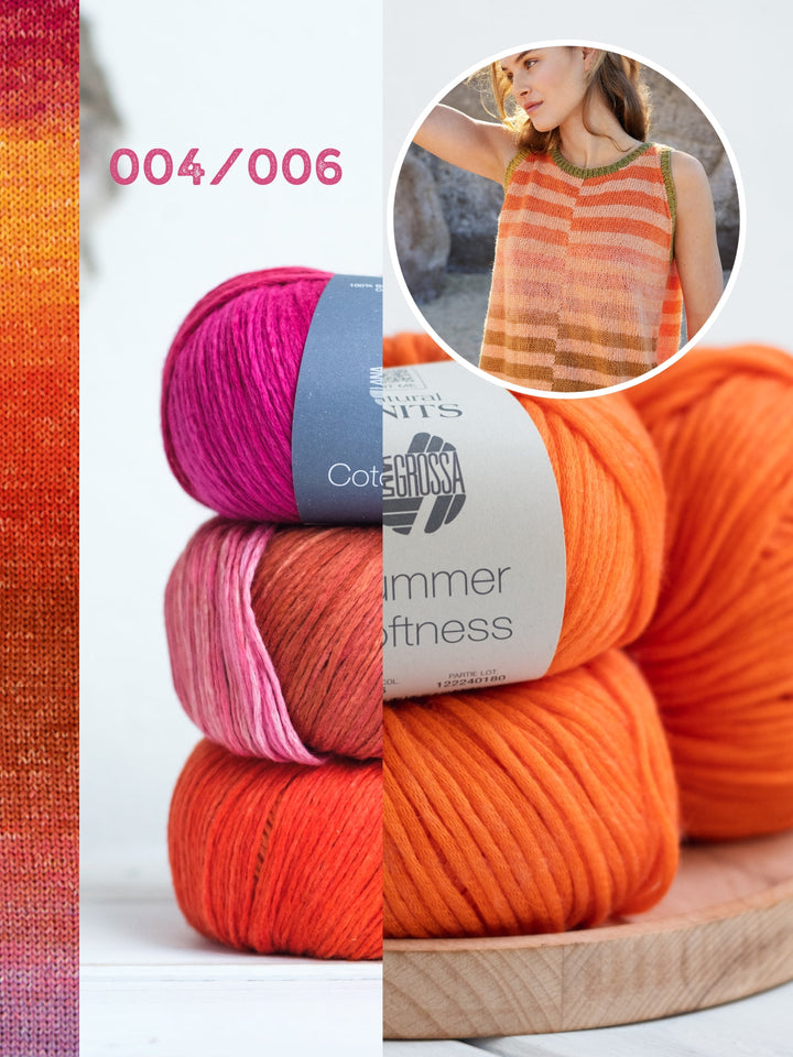 Strickpaket Cotonella Summer Softness Streifenshirt