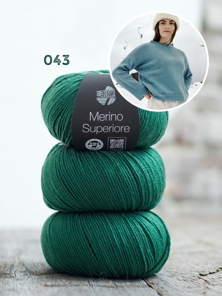 Strickpaket Merino Superiore Pullover