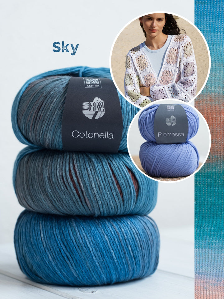Häkelpaket Cotonella & Promessa Granny-Jacke