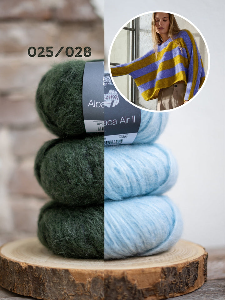 Strickpaket Alpaca Air II Kurzpullover