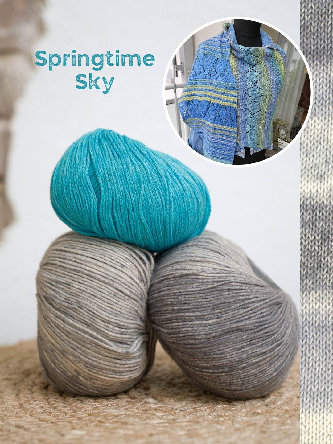 Strickpaket Lizas Tuch Nordic Vibes - Gomitolo Mambo Cotolana