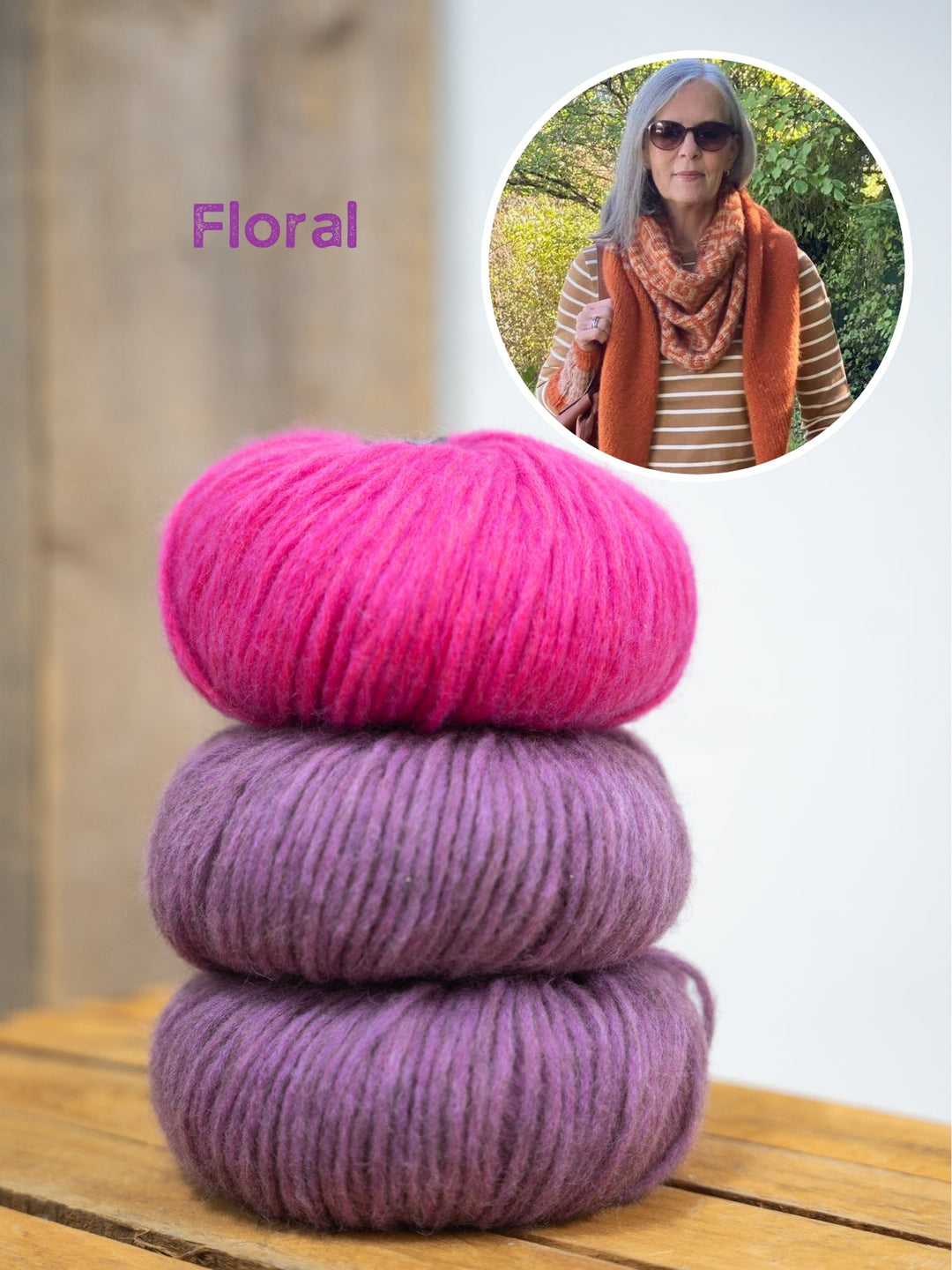 Strickpaket Lizas Tuch Zimtgarten