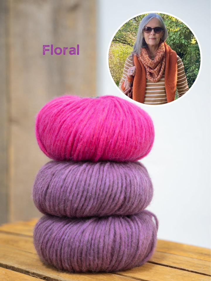 Strickpaket Lizas Tuch Zimtgarten