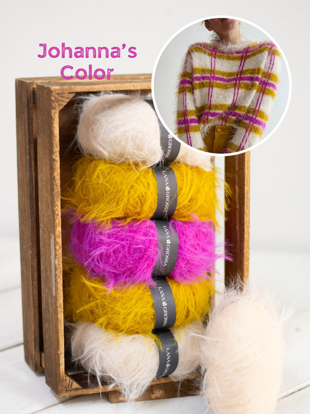 Strickpaket Ceallaigh Sweater Basta - Kolibri by Johanna