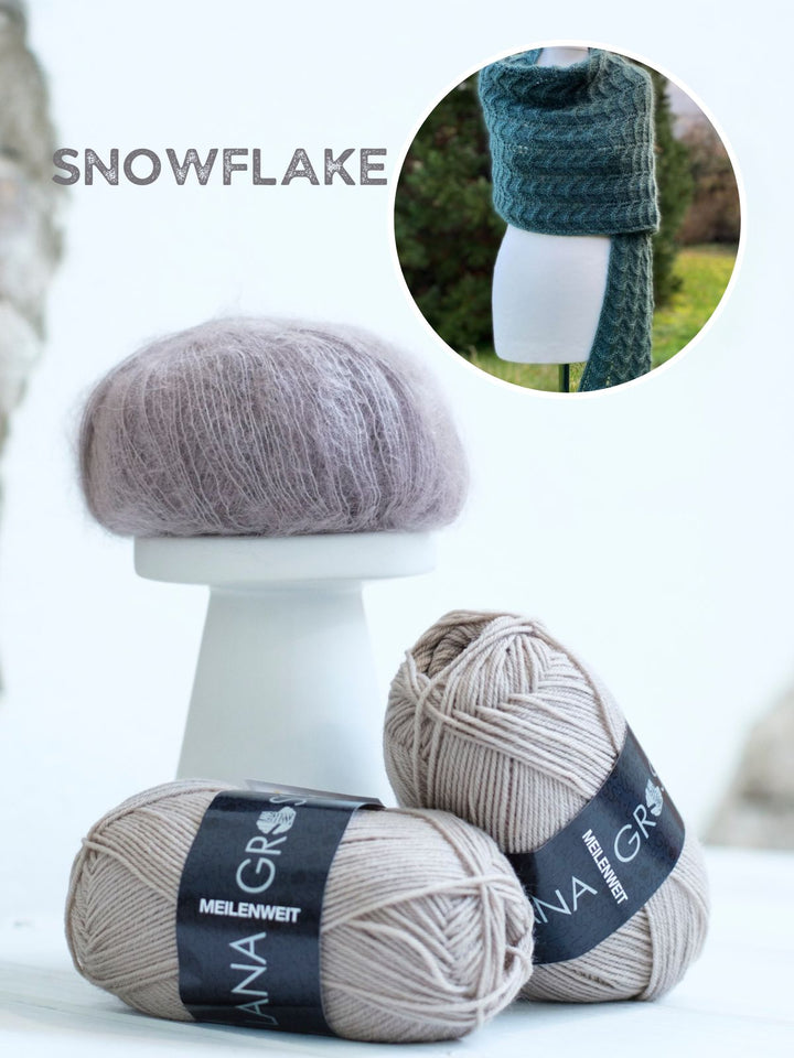 Strickpaket Lizas Tuch Winterwald