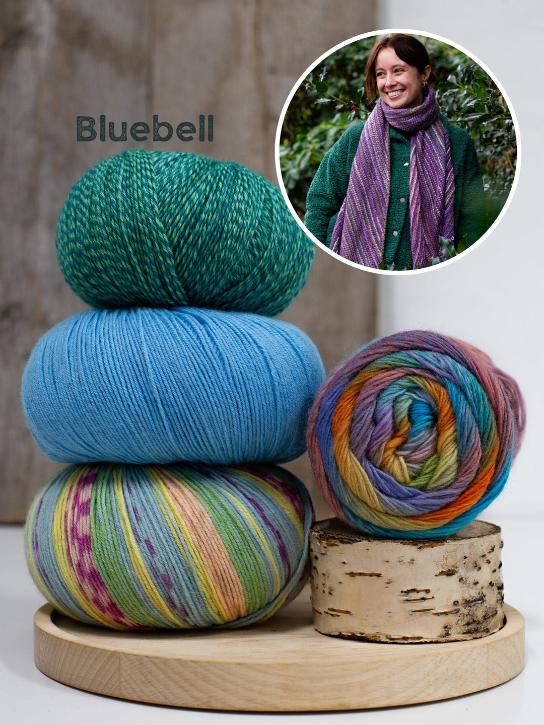 Tunesisches Häkelpaket Lavender Scarf – Studio Hook & Yarn