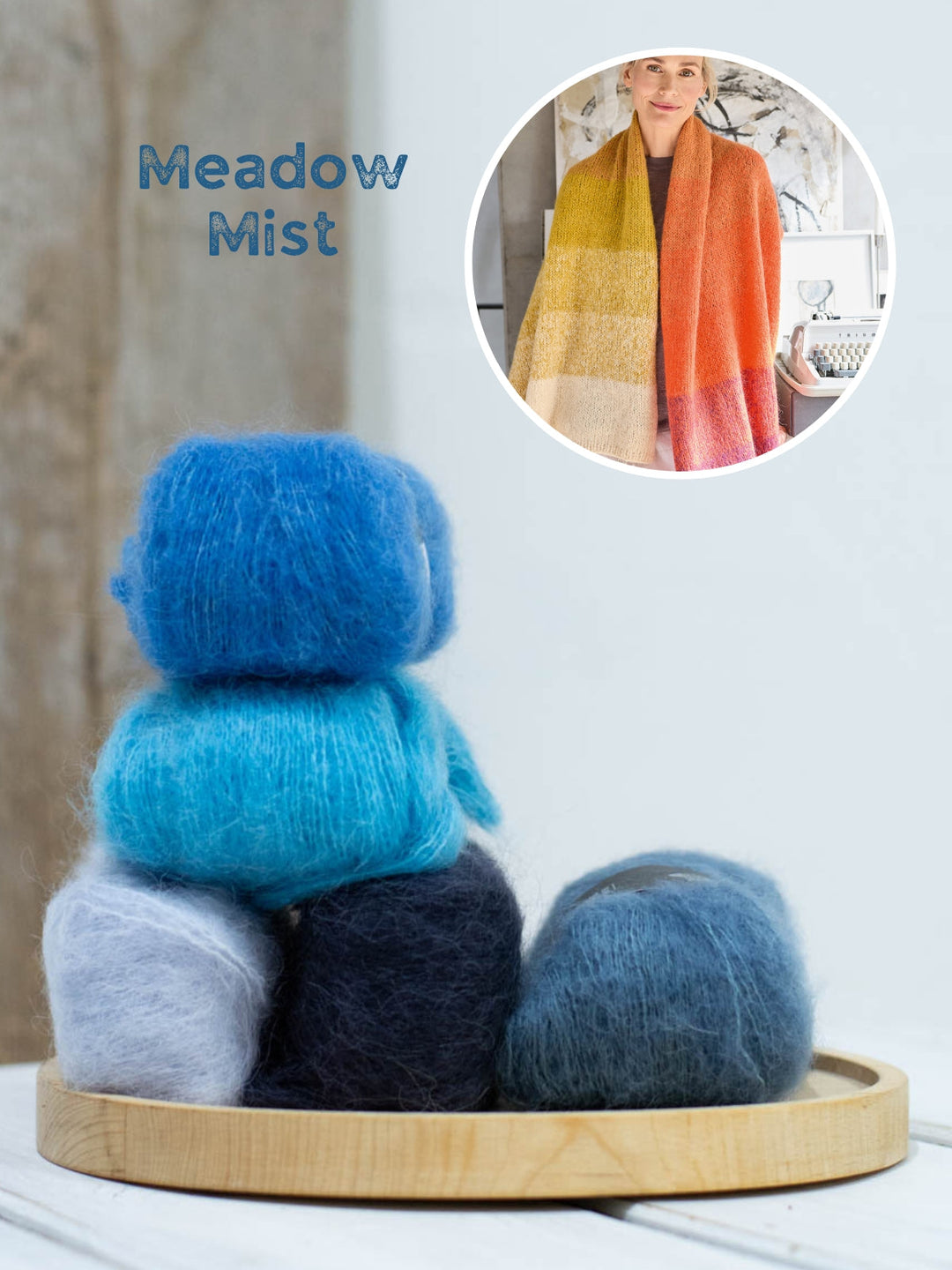 Strickpaket Setasuri Streifenstola