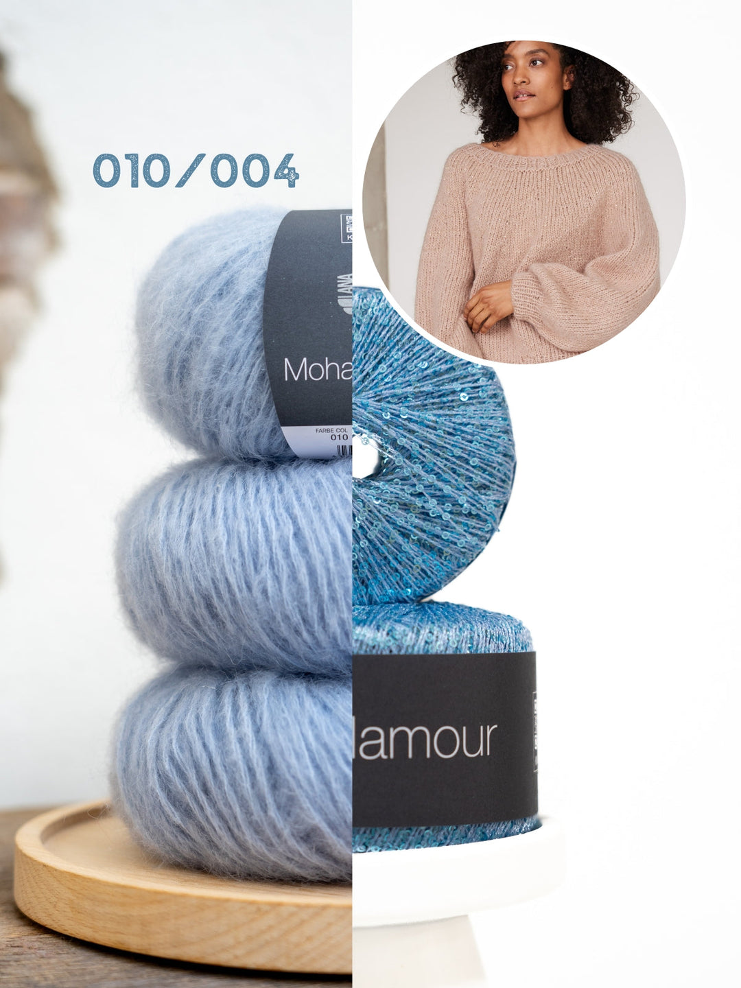 Strickpaket Mohair Di Gio Glamour Pullover