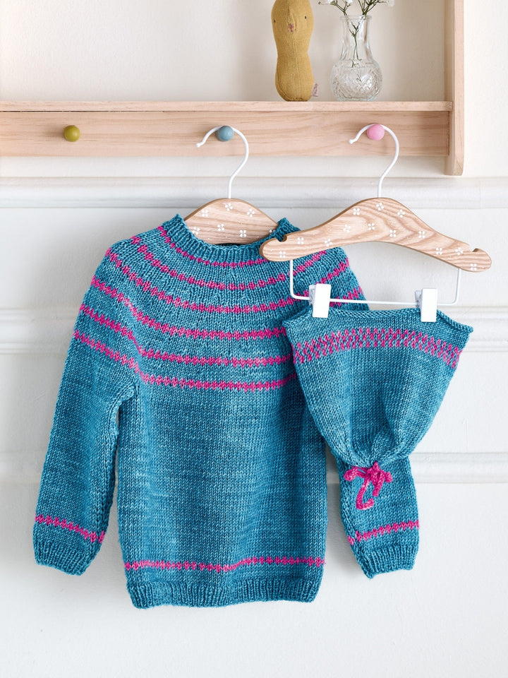 Strickpaket Cool Wool Vintage Pullover + Mütze