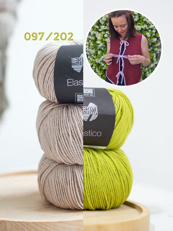 Häkelpaket Vanilla Weste - Studio Hook &amp; Yarn