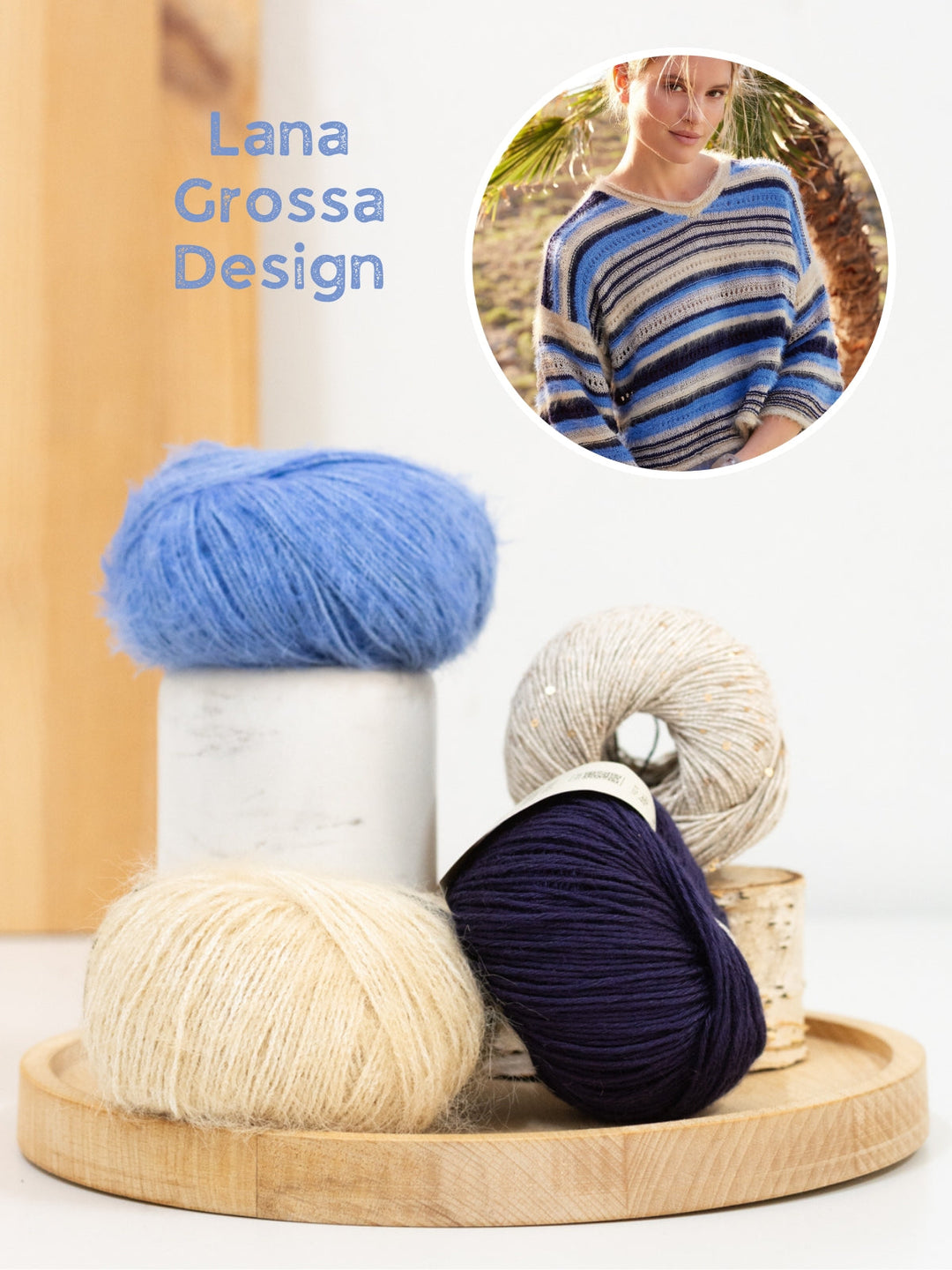 Strickpaket Finito Filo Paillettes Per Fortuna Tencellino Pullover