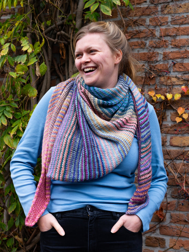 Strickpaket Colorful Friday Tuch - Limited Edition