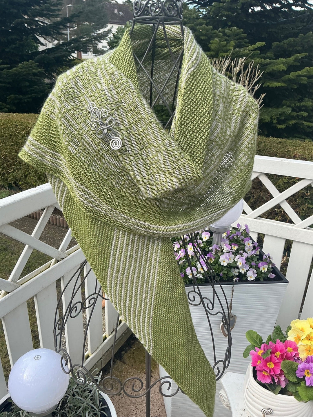 Strickpaket Lizas Tuch Square Garden