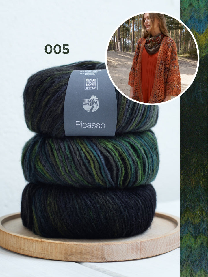 Häkelpaket Picasso Cardigan