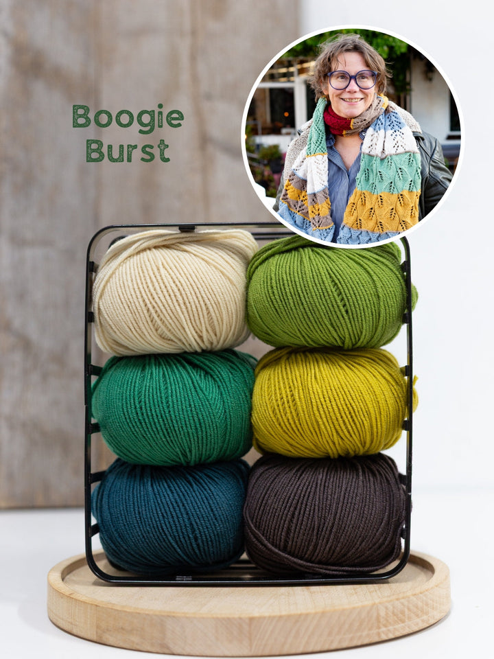 Strickpaket Stitch Party Scarf - KAL 2025