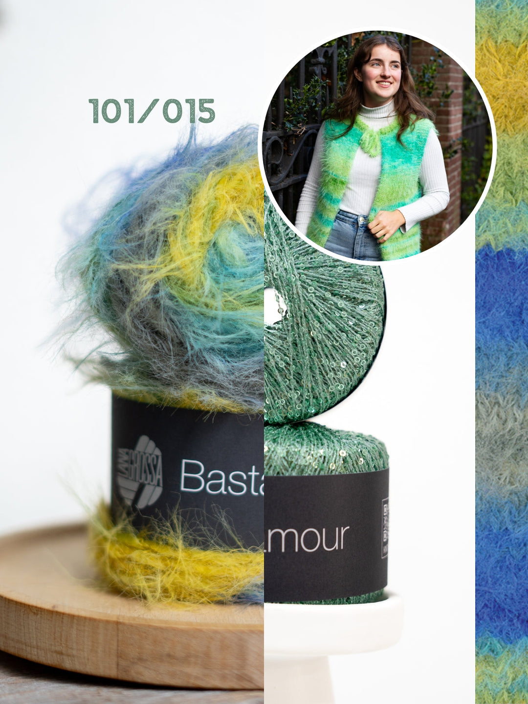 Strickpaket Mae Weste - Basta Mista Glamour - Tanja Steinbach