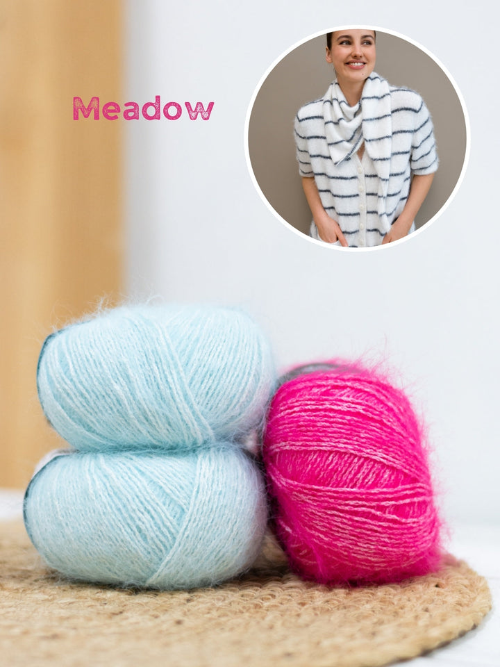 Strickpaket Finito Jacke und Dreieckstuch