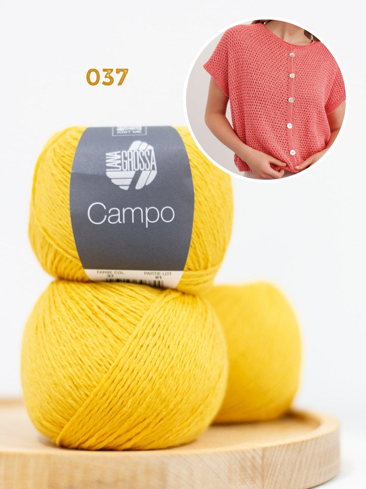 Strickpaket Campo Jacke im Reismuster